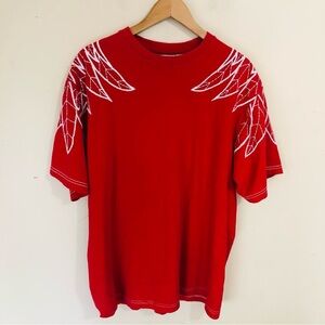 Vintage Y2K Evolution Design  Embroidered Tee